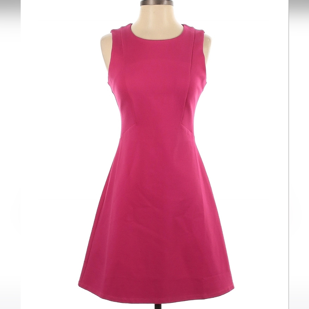 Hot pink dress